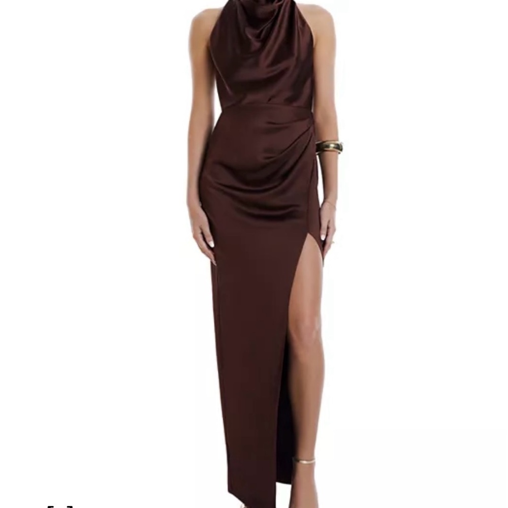 Chocolate Brown gown size 6 by BCBG Maximara 
I